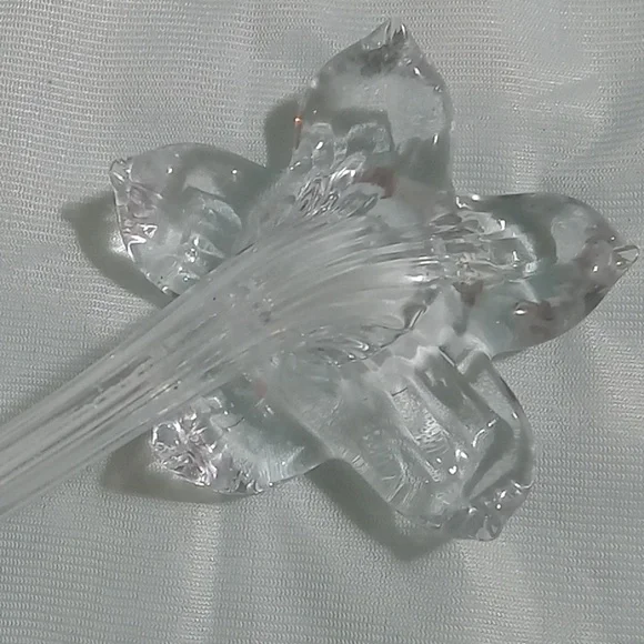 Blown Glass Art Flower Lily bud vase pk#3 - Picture 7 of 7
